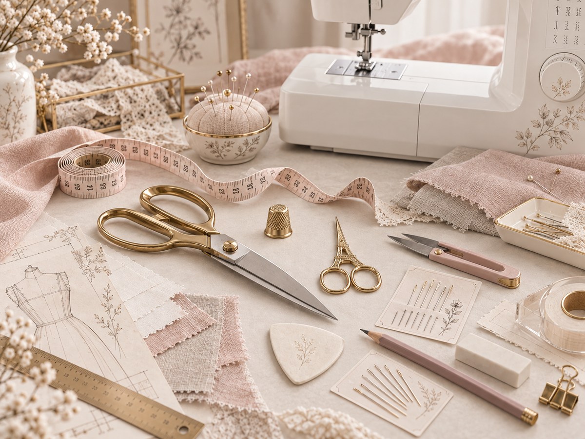 outils de couture, ciseaux, ciseaux, paris, vespérale paris
